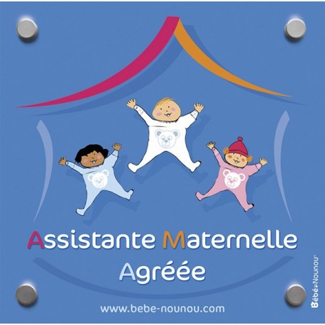 Plaque de porte "Assistante Maternelle"