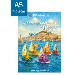 Agenda des Nounous 2027 petit format (4 enfants)